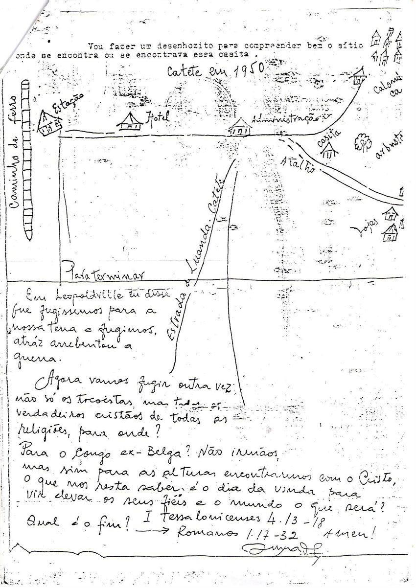 Frustrada visita de Simão Gonçalves Toco ao local de encontro com o Senhor em Catete (1950)